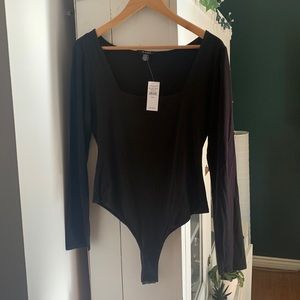 Black Long sleeve body suit